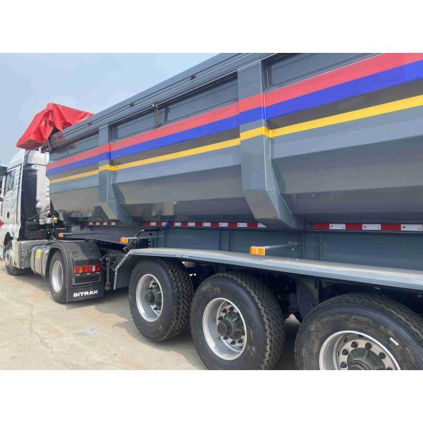 3-axis 4-axis Dump Truck Trailer Type Rear Dump Trailer 100 Ton End Dump Truck Trailer