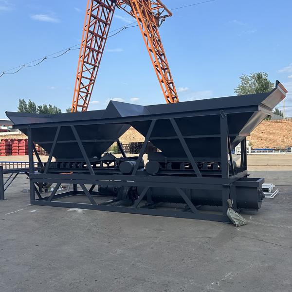 220V 18kw Mobile Water Stabilizer Mixing Station Continuous Soil Mixer with 5000 kg Capacity for Concrete Batching Plant