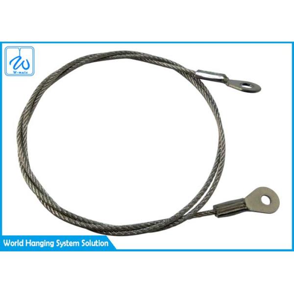 Nylon Coated Stainless Steel Wire Rope 2.5mm For Suspension Systems