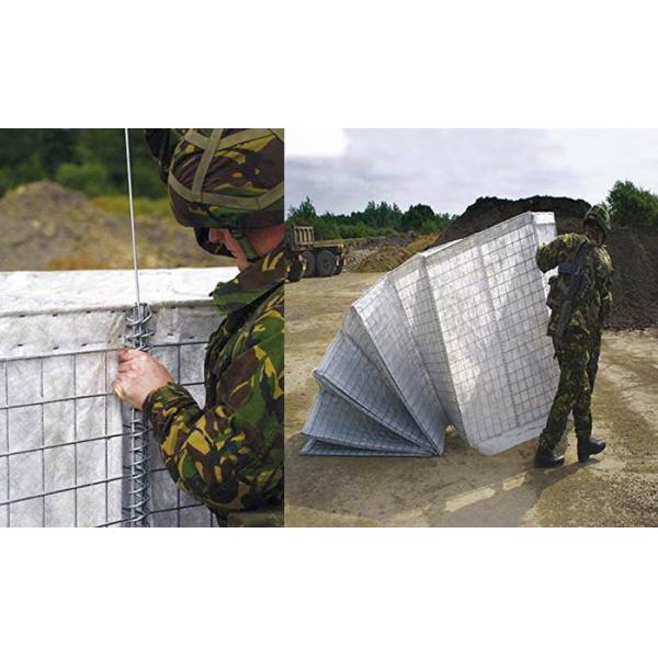 Rapid Deployed Welded Mesh 3mm Hesco Containers