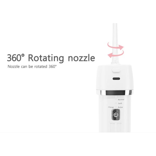 Portable DC 5V Electric Water Flosser Small Lightweight With 2 Nozzles