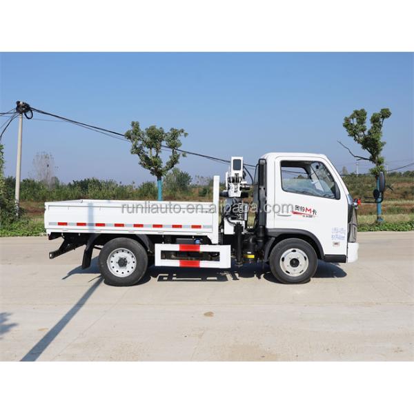 Good Quality Price Foton 4x2 Small Truck 1.5ton Folding Arm Truck Mounted Crane