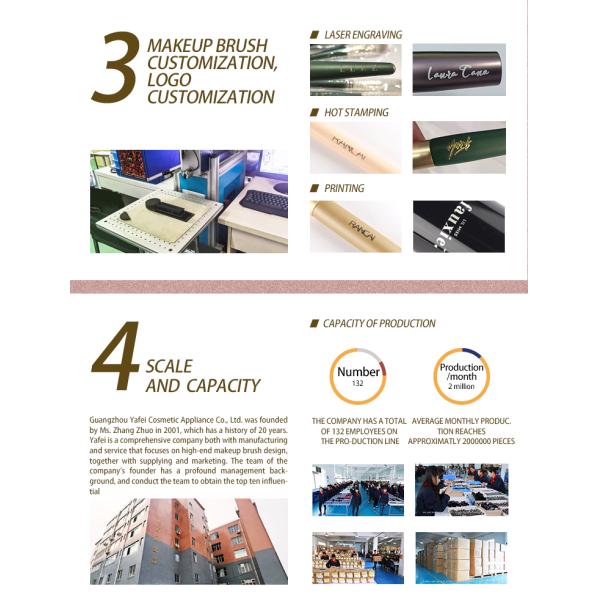 267A68107 7pcs Makeup Brush Set Private Label Luxury Animal Hair Makeup Brush Set