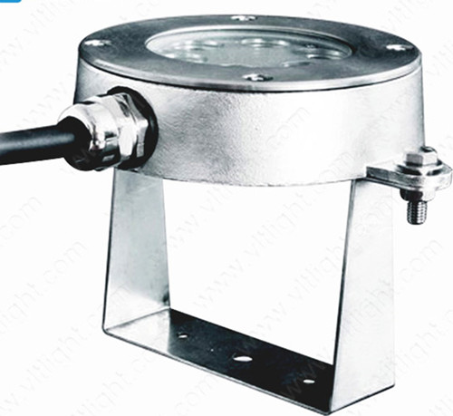 Stainless Steel IP68 Waterproof Boat Remote Spotlight , 12 Volt Marine Searchlights