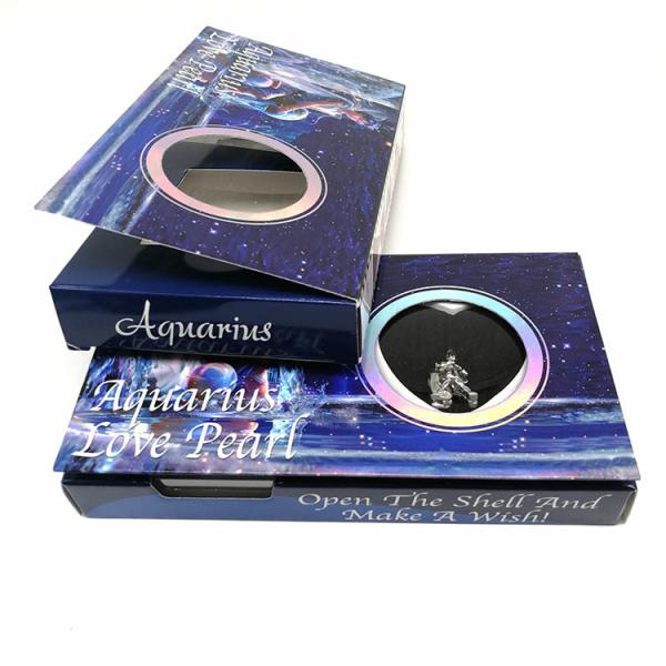 12 Horoscope Zodiac Wish Pearl Necklace Gift Box Innovative Birthday Gift