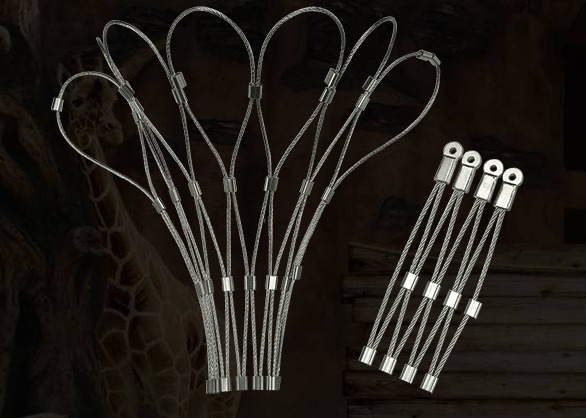 High Strength Diamond Ferrule Stainless Steel Cable Woven Wire Rope Mesh