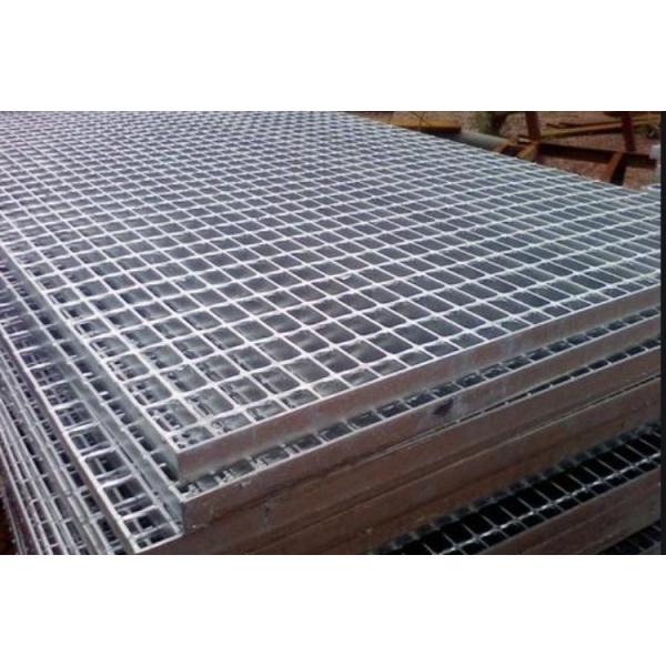 Coated Steel Grate Flooring Q235 Galvanized Bar Grating Customized