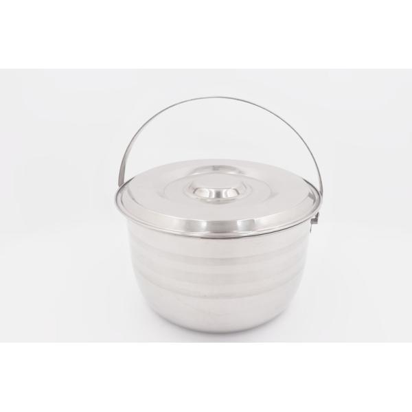 15cm Kitchenware and cookware grade stainless steel pot with lid round metal cook pot
