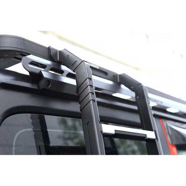 Electrophoresis Car Side Ladder Aluminum Alloy Roof Rack Side Ladder