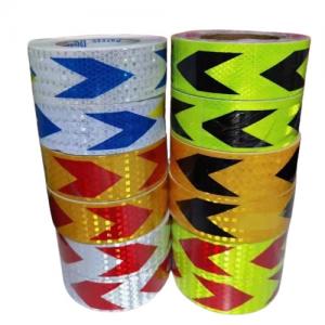 Quality High Visibility Adhesive Traffic Marking Tape BOPP Road Safety Reflective Tape wholesale