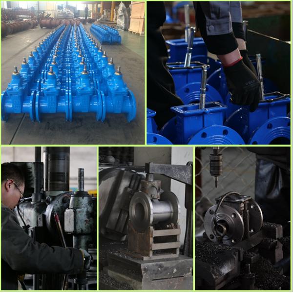 DN150 Rubber Flapper Swing Check Valve QT450 Non Return Valve For Sewage Pipe