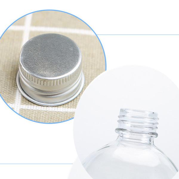 350ml 500ml Flat Coffee Glass Drink Bottles With Screw Cap