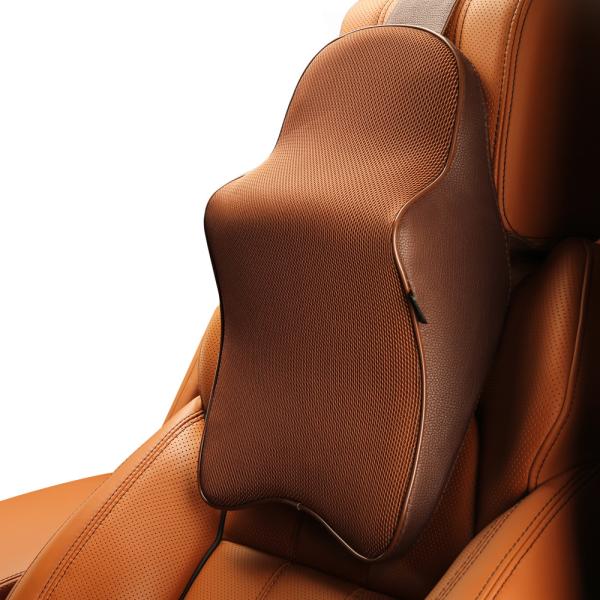 Memory Foam Car Neck Pillow - Neck Support Headrest Pillow - Lumbar Support for Car Two-in-One Back Seat Cushion