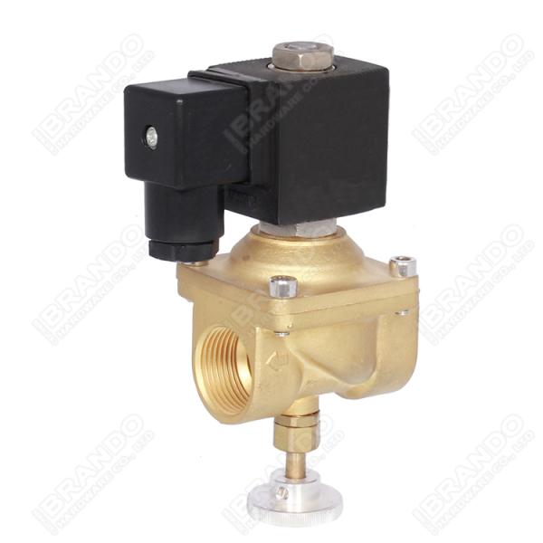 1/8'' Coalgas Natural Gas Oven Brass Solenoid Valve For Heating