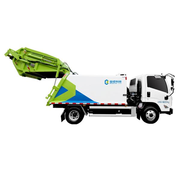 Industrial Waste Compactor Truck Energy Effective For Waste Handling Three Configurations