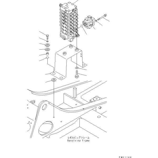 723-27-15101 723-29-16101 723-28-16101 PC70-7 MCV PC60-7 Small head Main control valve