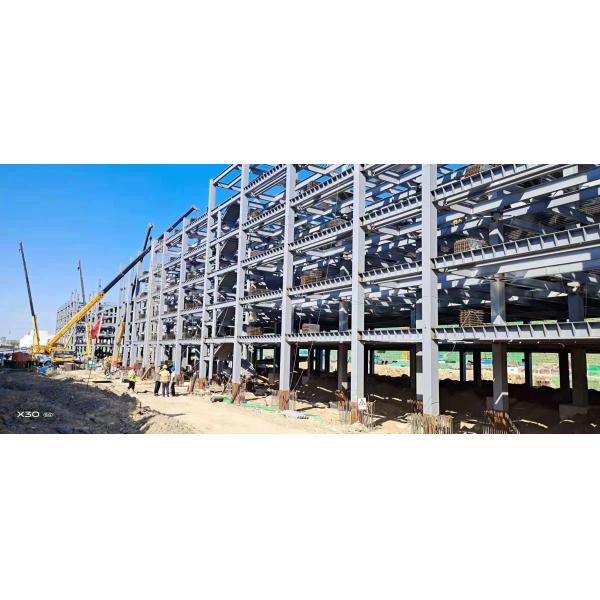 Prefabricated Multi-Storey Structural Steel Frame Building Construction Q355 Grade
