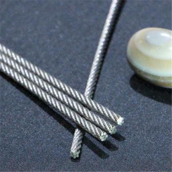 7*19 8mm 10mm 12mm 316 Stainless Steel Crane Wire Rope with Loop