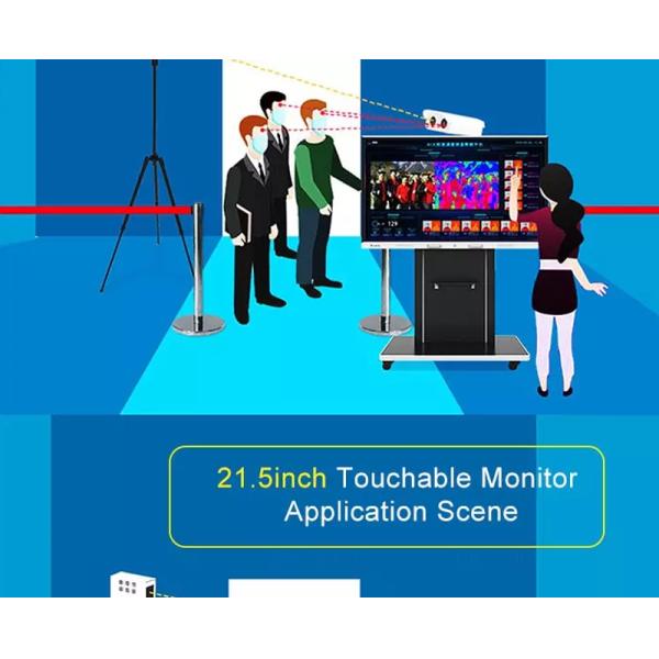 Walk Through Automatic Infrared Thermometer Scanner Smart Facial Identification