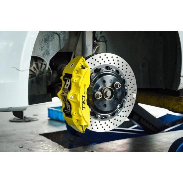 Front Big Brake Caliper 6 Piston Forged Caliper With 355x32mm Drilled Disc Rotor For AUDI A3 2010-2021 18/19/20" Wheel