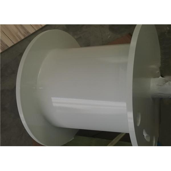 Q355D Marine Crane Fiting Cable Winding Drum 1700mm Covered With Zinc And Paint