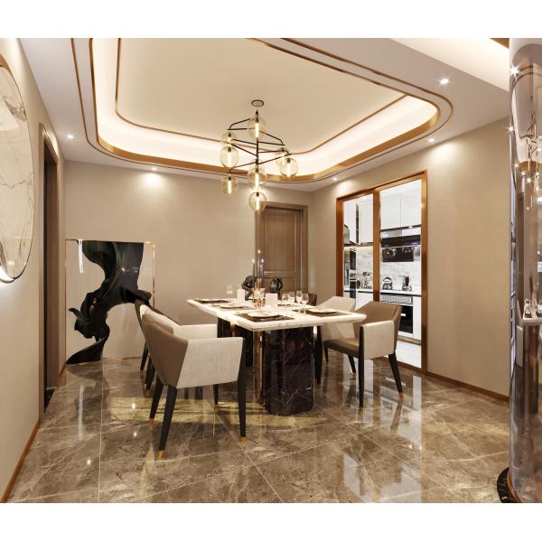 Plywood Hardwood Living Room Furniture Glass Showcase Cabinet Display Multifunctional