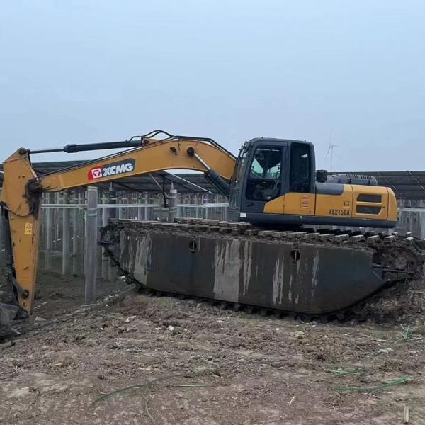 CAT SANY Amphibious Excavator Undercarriage Pontoon 20 Ton for Swamp