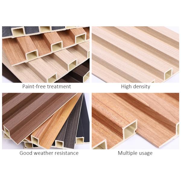 Factory Wholesale Ecological Wood Wallboard WPC PVC Plastic Wallboard TV Wall For Indoor Outdoor Custom Colors