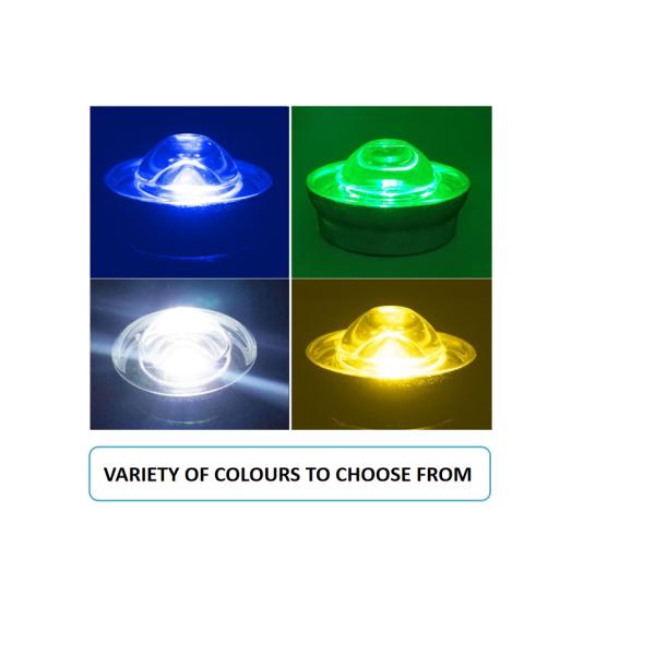 Road Safety Stud High Reflection Solar LED Glass Cat Eye Glass Stud Manufactured