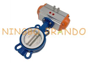 China AT088D Pneumatic Air Actuated Operated Butterfly Valve DN100 on sale