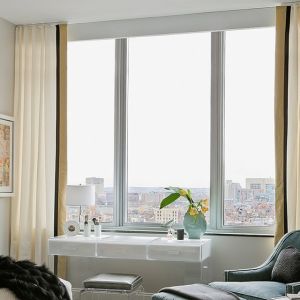 Soundproof Anodized Aluminum Sliding Windows Double Glazed