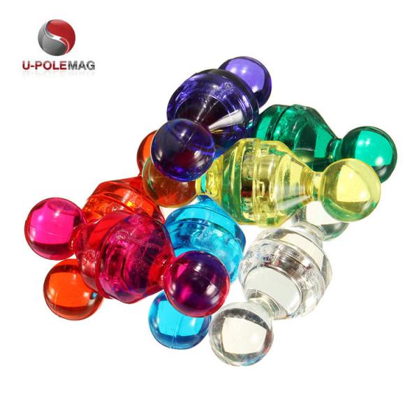 Neodymium Magnet Push Pin Magnets for Fridge Heavy Duty Moulding Processing Service