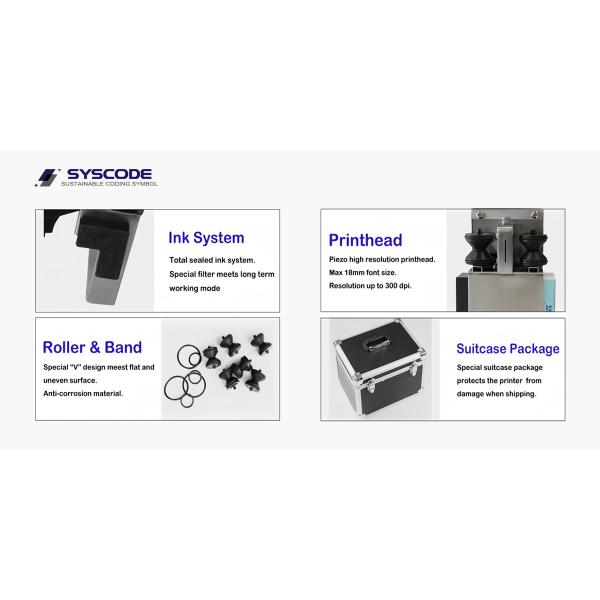 Metal Tubes Portable Handheld Printer Manual Qr Code Inkjet Printer