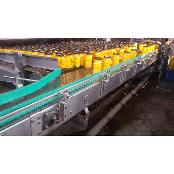 Fruit Canned Food Production Filling Packaging Line For Yellow Peach
