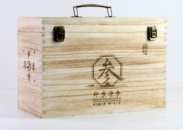 Cheap Engraved Personalised Paulownia Wood Wine Box Hinged Lid For 6 Wine Bottles for sale