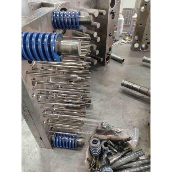 SKD61 Full Hard Flat Ejector Pin , Punch Ejector Pins Hardened Nitriding Mould Support Pin