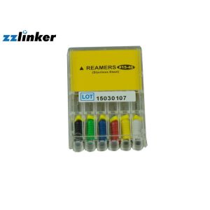 Professional Dental Endo Files stainless Steel , Reamer Endodontic Hand