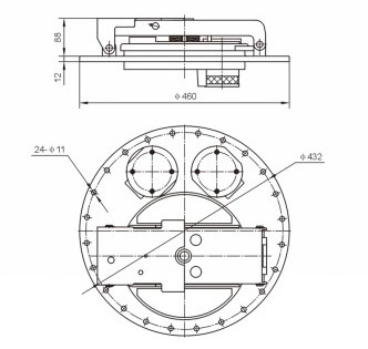 Super Commercial Truck Parts Tank Manlid Manhole Cover GETC801A -460