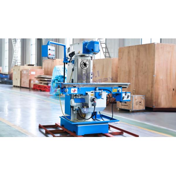 X6436 3 Axis Universal Milling Machine Swivel Head Multi Angle Machining Metal