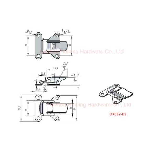 DK032 Small Toolbox Toggle Latch Metal