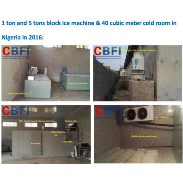 Automatic Stainless Steel Ice Block Ice Machine Used in Fishery / Precooling