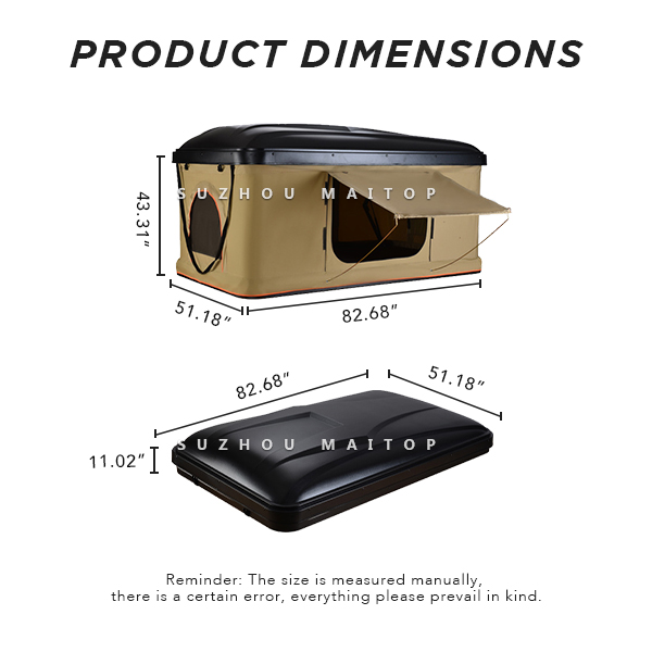 Interior view showing spacious sleeping area and ventilation