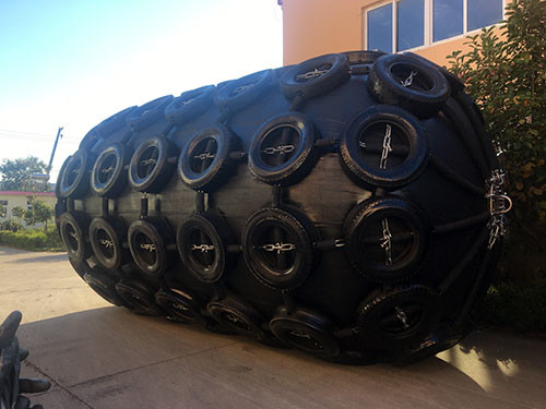 D1500*L3000 Tyre Chain Yokohama Fender Marine Inflatable Fender