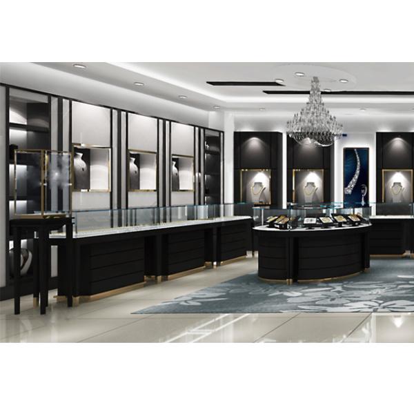 Customized Hot Sale Luxury Showcase Jewelry Display Stand Jewelry Display Kiosk Jewelry Showroom Layout and Design