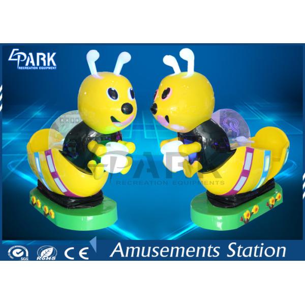 Bee Shape Kids Coin Operated Game Machine Water Shooting Song Play