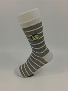 Quality Breathable Oem Service Kids Cotton Socks Cool Mens By Different Color Stripes wholesale