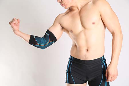High Elastic Compression knitted nylon elbow-pad elbow sports Support