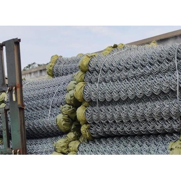 3.0mm Pvc Coated Galvanized Chain Link Fence With Knuckle Twist Edge