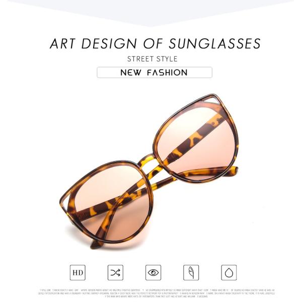 Female Silver Pink Lens Sunglasses Round Rose Gold Frame Retro Color Mirror Lens Glasses