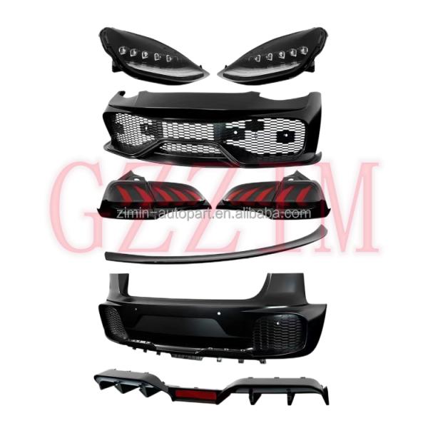 Tesla Body Kit Front Lip Side Skirts Rear Diffuser Spoiler Headlamp Taillamp Custom Color